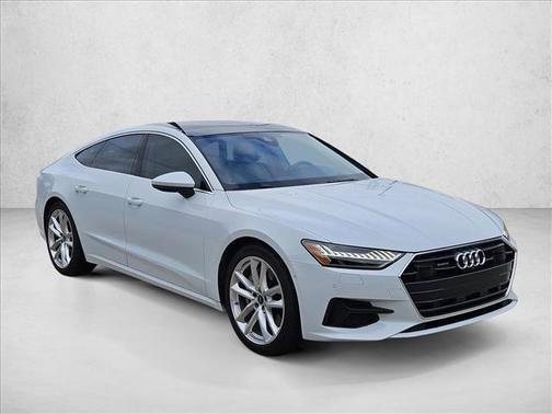 Glacier White Metallic 2023 Audi A7 Prestige 55 TFSI quattro S tronic