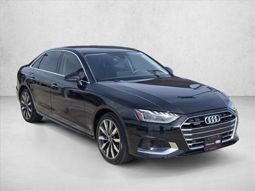 Brilliant Black 2023 Audi A4 40 Premium Plus