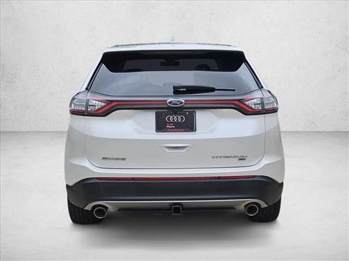 White Platinum Metal 2017 Ford Edge Titanium