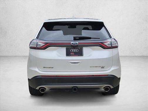 White Platinum Metal 2017 Ford Edge Titanium
