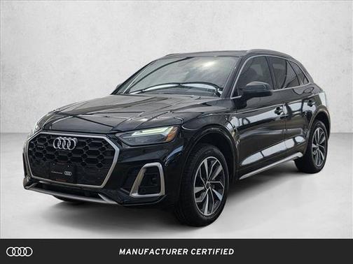 Mythos Black Metallic 2023 Audi Q5 45 S line Premium Plus