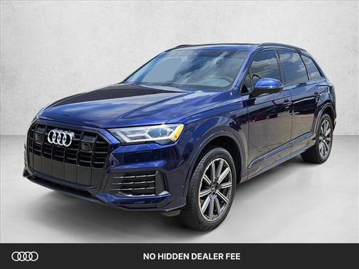 Navarra Blue Metallic 2023 Audi Q7 45 Premium Plus