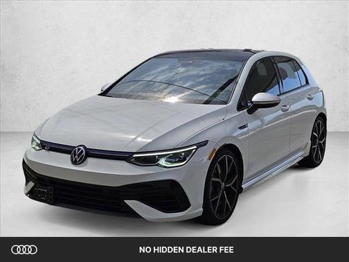 Pure White 2022 Volkswagen Golf R 2.0T DSG