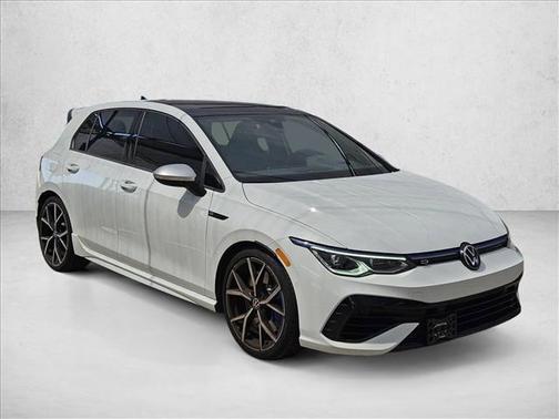 Pure White 2022 Volkswagen Golf R 2.0T DSG