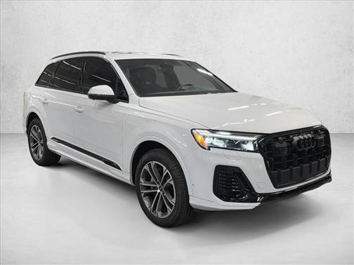 Glacier White Metallic 2025 Audi Q7 45 Premium Plus