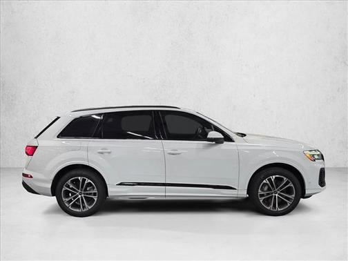 Glacier White Metallic 2025 Audi Q7 45 Premium Plus