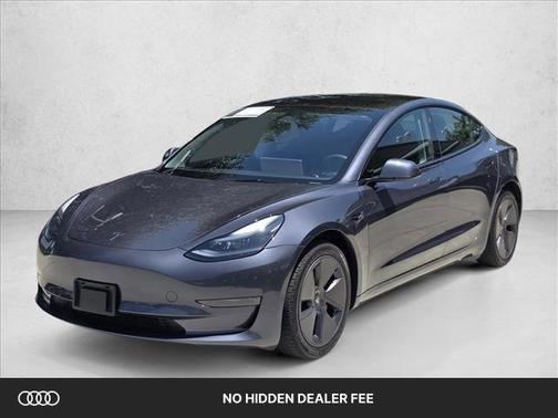 Silver/Gray 2023 Tesla Model 3 Standard Range
