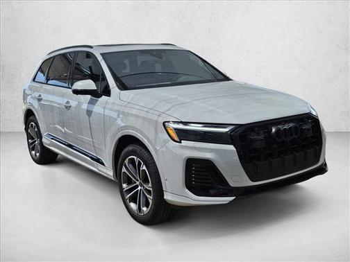 Glacier White Metallic 2026 Audi Q7 45 Premium