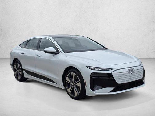 Glacier White Metallic 2025 Audi A6 e-tron Premium Plus