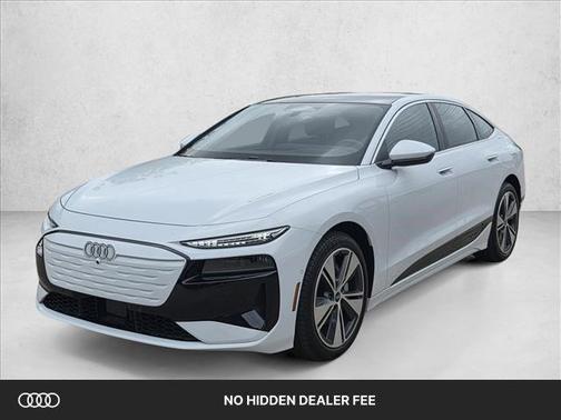 Glacier White Metallic 2025 Audi A6 e-tron Premium Plus