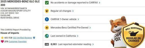 2025 Mercedes-Benz GLC 300 Base