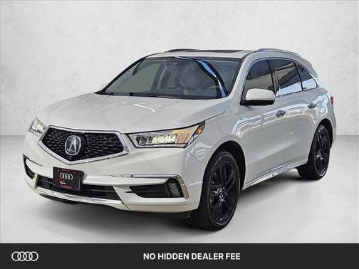 White 2020 Acura MDX Sport Hybrid Advance Package
