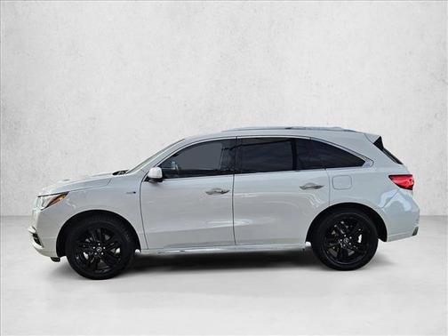 White 2020 Acura MDX Sport Hybrid Advance Package