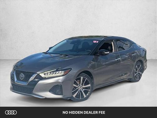 Gun Metallic 2021 Nissan Maxima 3.5 SV
