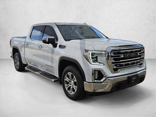 Summit White 2021 GMC Sierra 1500 SLT