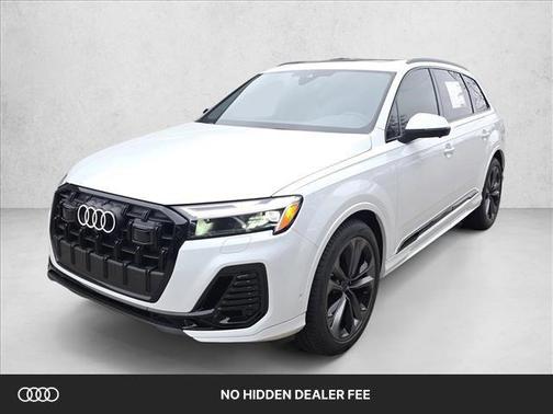 Glacier White Metallic 2026 Audi Q7 55 Premium Plus