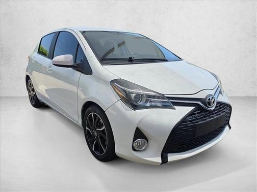 Super White 2015 Toyota Yaris L