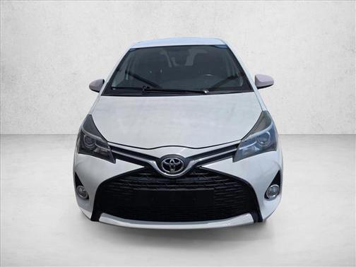 Super White 2015 Toyota Yaris L