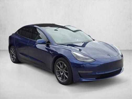 Deep Blue Metallic 2021 Tesla Model 3 Standard Range Plus