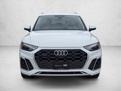 Glacier White 2025 Audi Q5 55 S line Premium Plus
