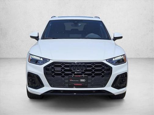 Glacier White Metallic 2025 Audi Q5 45 S line Premium Plus