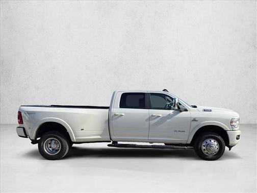 Pearl White 2020 RAM 3500 Laramie Crew Cab 4x4 8' Box