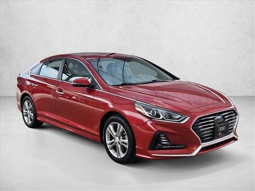 Scarlet Red 2018 Hyundai SONATA SEL