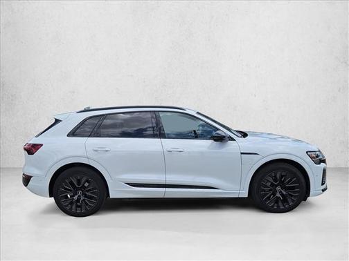Glacier White 2024 Audi Q8 e-tron Prestige