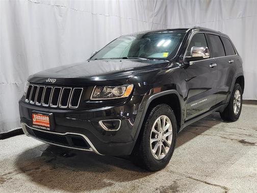 Brilliant Black Crystal Pearl 2016 Jeep Grand Cherokee Limited