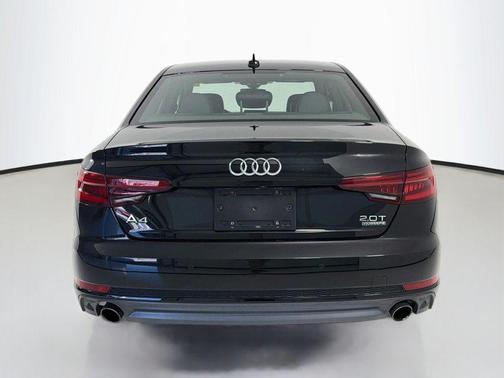 Mythos Black Metallic 2018 Audi A4 2.0T Tech Premium