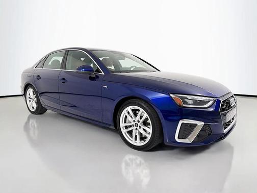 Navarra Blue Metallic 2023 Audi A4 Prestige 45 TFSI S line quattro S tronic
