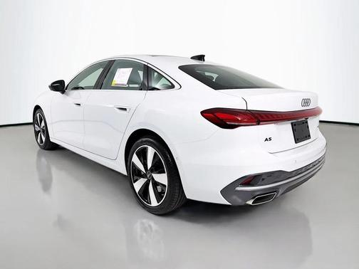 Glacier White Metallic 2025 Audi A5 Premium TFSI quattro S tronic