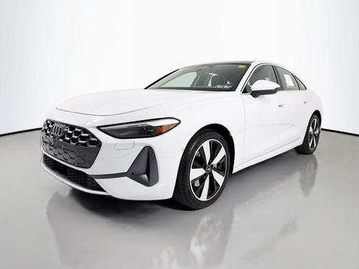 Glacier White Metallic 2025 Audi A5 Premium TFSI quattro S tronic