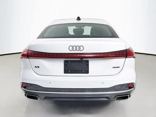Glacier White Metallic 2025 Audi A5 Premium TFSI quattro S tronic