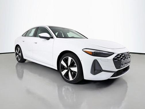 Glacier White Metallic 2025 Audi A5 Premium TFSI quattro S tronic