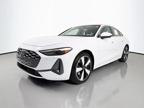 Glacier White Metallic 2025 Audi A5 Premium TFSI quattro S tronic