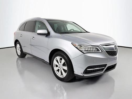 Lunar Silver Metallic 2016 Acura MDX 3.5L AcuraWatch Plus Package