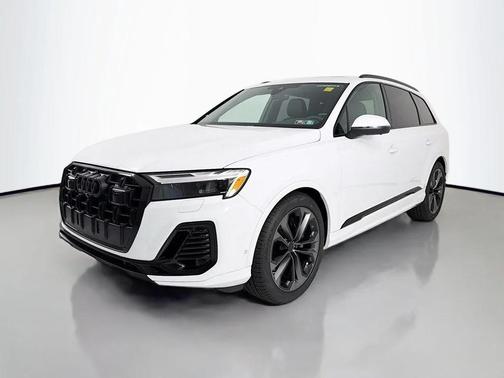 Glacier White Metallic 2026 Audi Q7 55 Premium Plus
