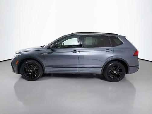 Platinum Gray Metallic 2023 Volkswagen Tiguan 2.0T SE R-Line Black