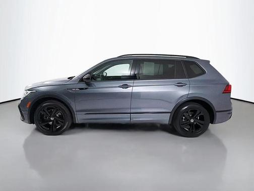 Platinum Gray Metallic 2023 Volkswagen Tiguan 2.0T SE R-Line Black