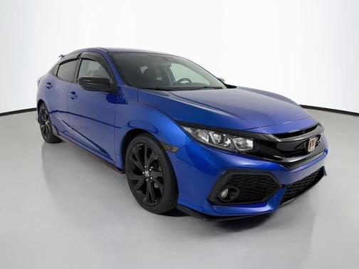 Aegean Blue Metallic 2018 Honda Civic Sport