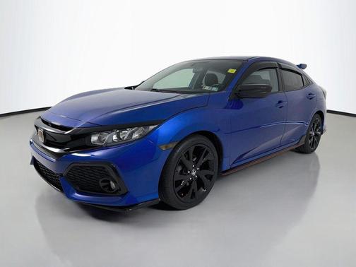 Aegean Blue Metallic 2018 Honda Civic Sport
