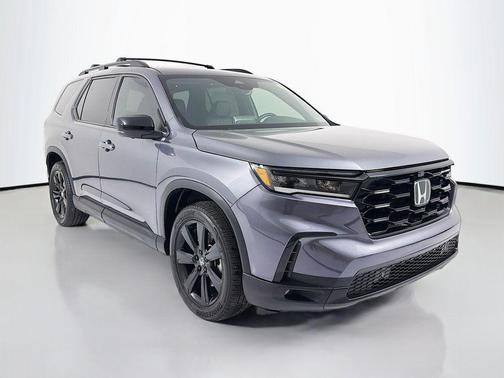 Modern Steel Metallic 2025 Honda Pilot Black Edition