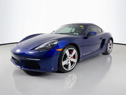 Gentian Blue Metallic 2024 Porsche 718 Cayman S