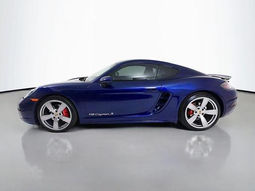 Gentian Blue Metallic 2024 Porsche 718 Cayman S