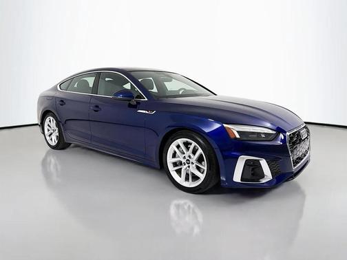 Navarra Blue Metallic 2023 Audi A5 Sportback 45 S Line Premium