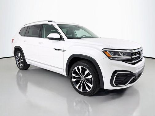 Opal White Pearl 2023 Volkswagen Atlas 3.6L SEL Premium