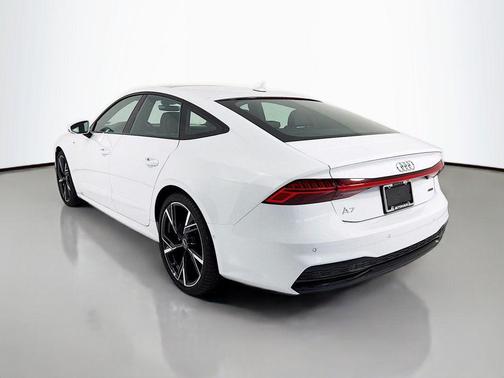Glacier White Metallic 2025 Audi A7 Prestige 55 TFSI quattro S tronic