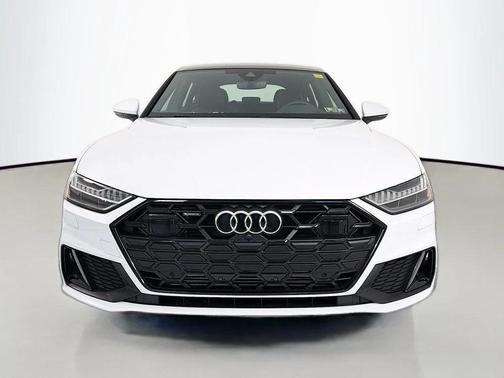 Glacier White Metallic 2025 Audi A7 Prestige 55 TFSI quattro S tronic