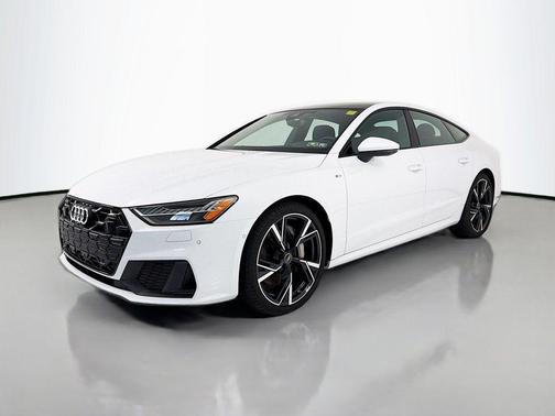 Glacier White Metallic 2025 Audi A7 Prestige 55 TFSI quattro S tronic